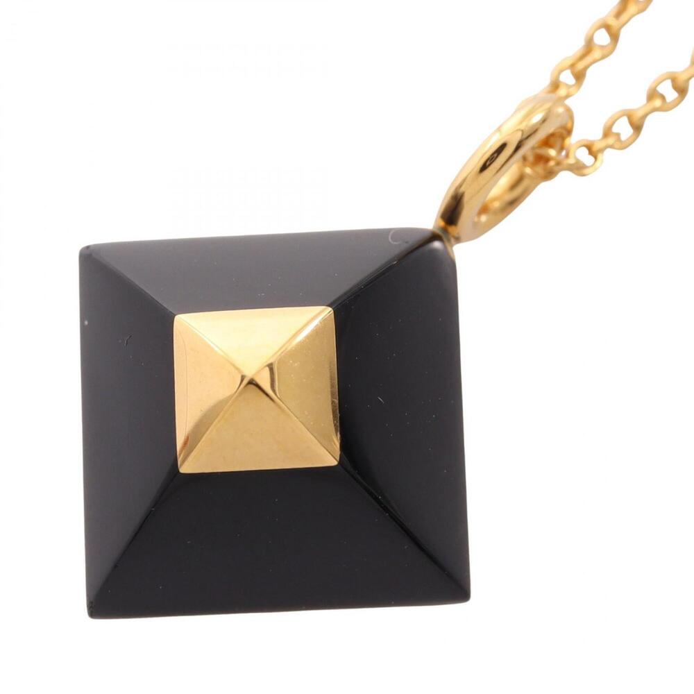 HERMES Black Necklace
